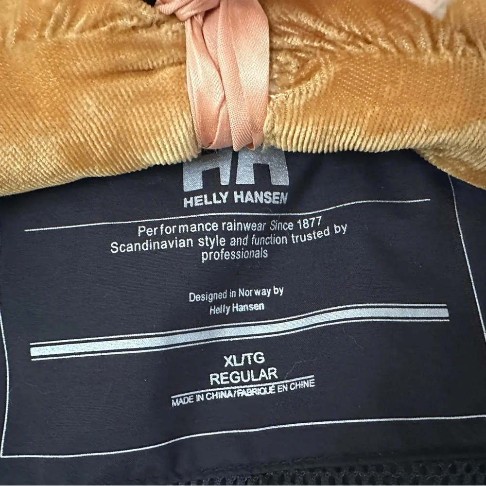 Helly Hansen Black Raincoat w/Liner XL - Picture 7 of 15